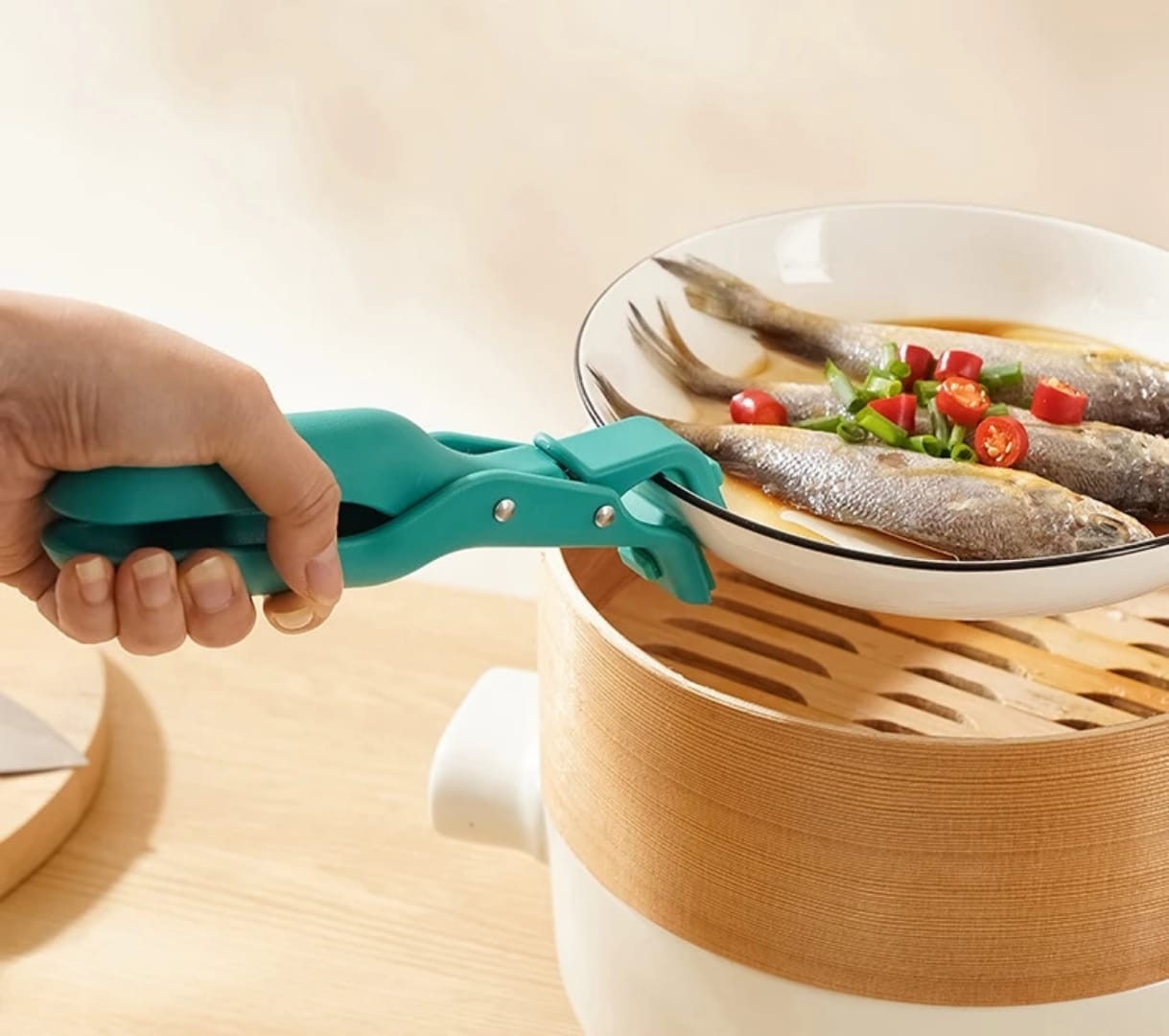 حامل وعاء متعدد الوظائف مضاد للحروق
