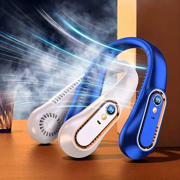 مروحة رقبة قابلة لإعادة الشحن بمنفذ USB